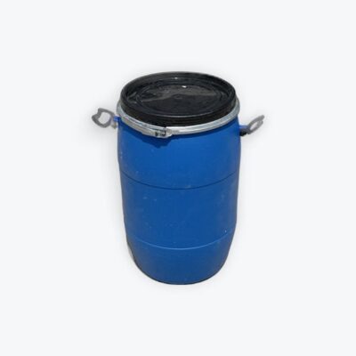 Barrel - Plastic 15 Gal. Open Top with Snap Ring Metal (Food Grade)