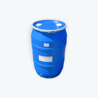 Barrel - Plastic 55 Gal. Open Top with 2 Bung Holes & 2 Threaded Caps with Metal Snap On Ring (Food Grade)