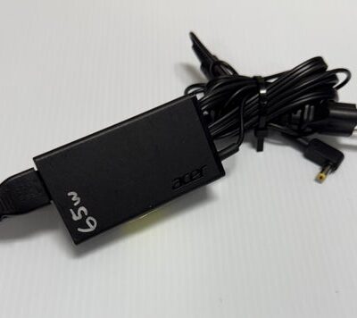 Laptop Charger - acer OEM 65 Watt (Yellow Tip)