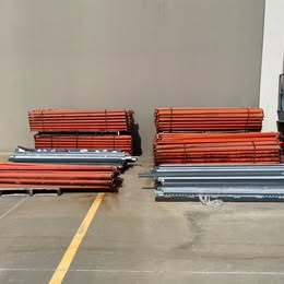 Warehouse Shelving Metal Cross Beams & Rails