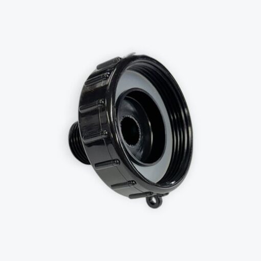 IBC Tote Accessories - IBC Tote Drain Adapter 2.44” Fine Threaded Camlock Screw-On Fitting for Garden Hoses