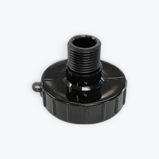 IBC Tote Accessories - IBC Tote Drain Adapter 2.44” Fine Threaded Camlock Screw-On Fitting for Garden Hoses - Image 3