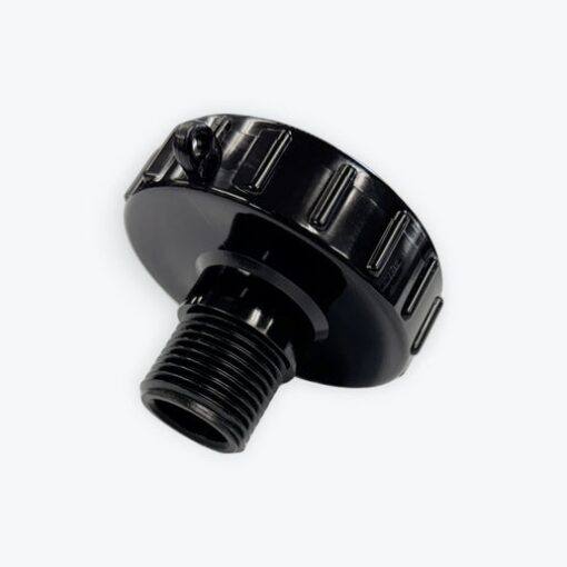 IBC Tote Accessories - IBC Tote Drain Adapter 2.44” Fine Threaded Camlock Screw-On Fitting for Garden Hoses - Image 2